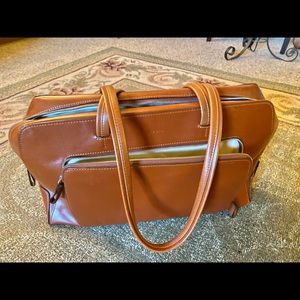 Leather Lodis laptop bag